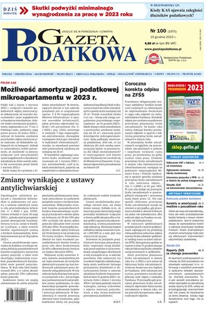 Gazeta Podatkowa 100/2022