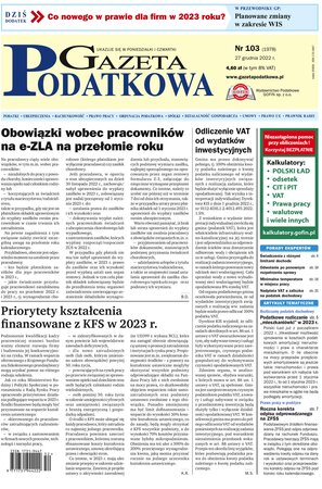 Gazeta Podatkowa 103/2022