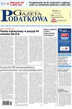 Gazeta Podatkowa 12/2022