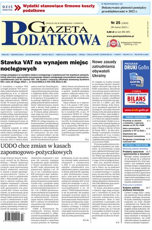 Gazeta Podatkowa 25/2022