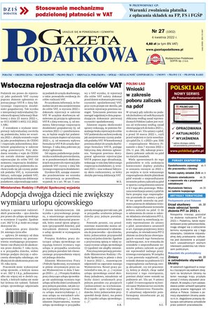Gazeta Podatkowa 27/2022