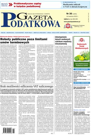 Gazeta Podatkowa 30/2022