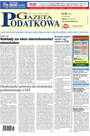 Gazeta Podatkowa 35/2022