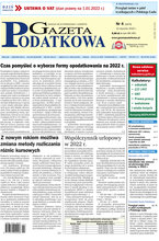 Gazeta Podatkowa 4/2022