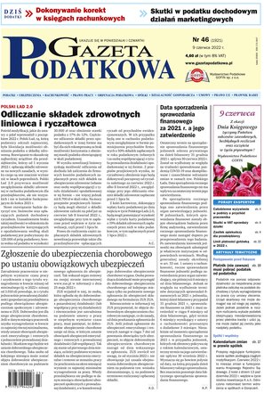 Gazeta Podatkowa 46/2022