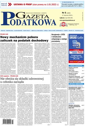 Gazeta Podatkowa 5/2022