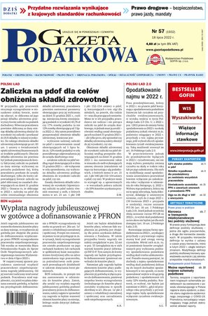 Gazeta Podatkowa 57/2022