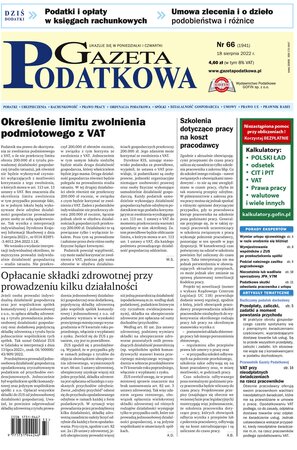 Gazeta Podatkowa 66/2022
