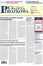 Gazeta Podatkowa 72/2022