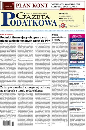 Gazeta Podatkowa 84/2022