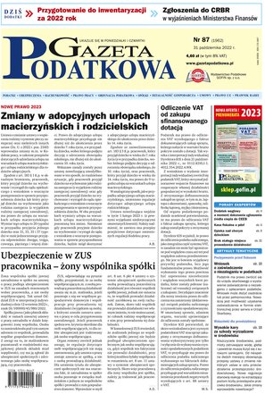 Gazeta Podatkowa 87/2022