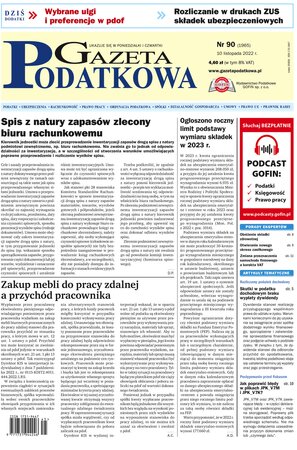 Gazeta Podatkowa 90/2022