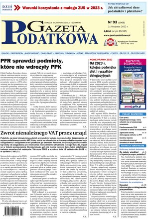 Gazeta Podatkowa 93/2022