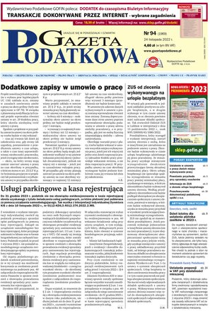 Gazeta Podatkowa 94/2022