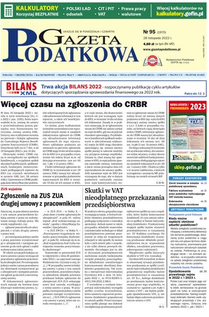 Gazeta Podatkowa 95/2022