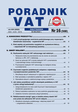 Poradnik VAT 16/2022