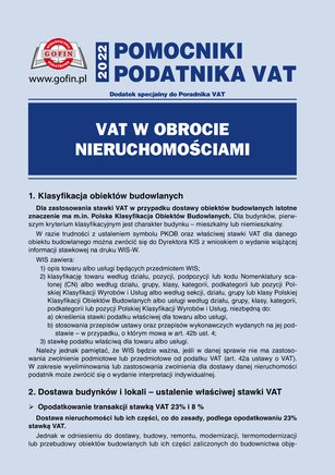 Poradnik VAT 20/2022