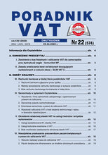 Poradnik VAT 22/2022