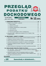 Przegląd Podatku Dochodowego 12/2022