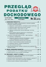 Przegląd Podatku Dochodowego 21/2022
