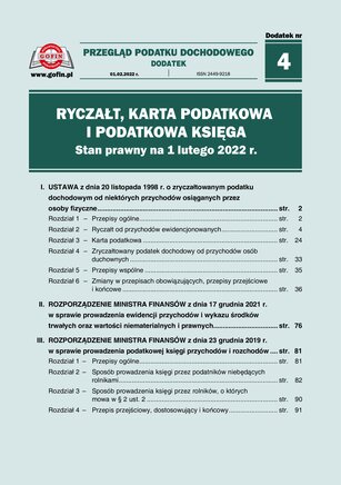 Przegląd Podatku Dochodowego 3/2022