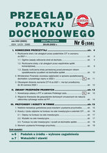 Przegląd Podatku Dochodowego 6/2022