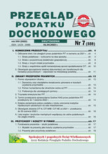 Przegląd Podatku Dochodowego 7/2022