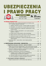 Ubezpieczenia i Prawo Pracy 15/2022
