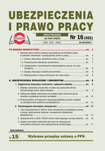 Ubezpieczenia i Prawo Pracy 16/2022