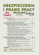Ubezpieczenia i Prawo Pracy 22/2022
