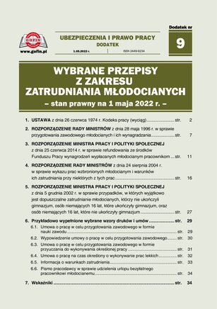 Ubezpieczenia i Prawo Pracy 9/2022