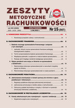 Zeszyty Metodyczne Rachunkowości 15/2022