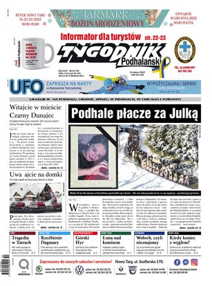 Tygodnik Podhalański 50/2022