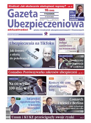 Gazeta Ubezpieczeniowa 16/2023