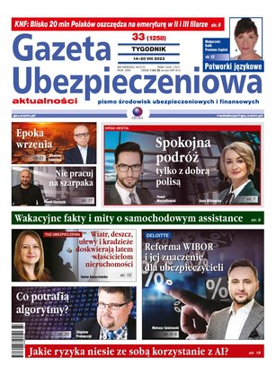 Gazeta Ubezpieczeniowa 33/2023
