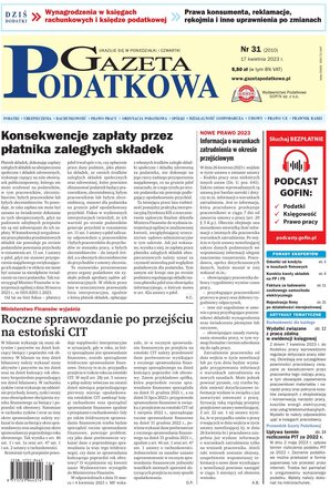Gazeta Podatkowa 31/2023