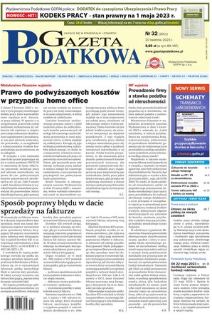 Gazeta Podatkowa 32/2023