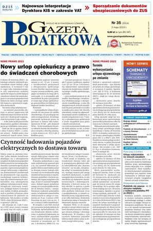 Gazeta Podatkowa 35/2023