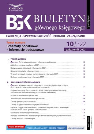 Biuletyn Głównego Księgowego 10/2023