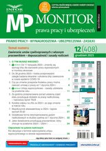 Monitor Prawa Pracy i Ubezpieczeń 12/2023