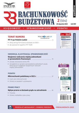 Rachunkowość Budżetowa 2/2023