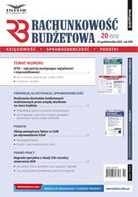Rachunkowość Budżetowa 20/2023