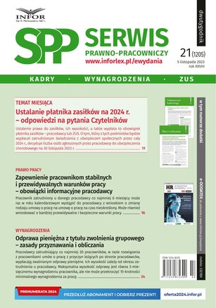 Serwis Prawno-Pracowniczy 21/2023