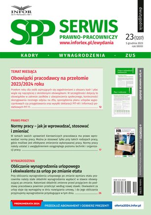 Serwis Prawno-Pracowniczy 23/2023