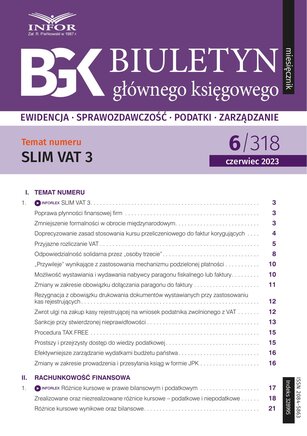 Biuletyn Głównego Księgowego 6/2023