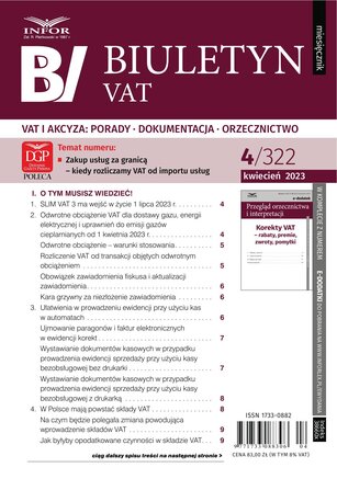 Biuletyn VAT 4/2023