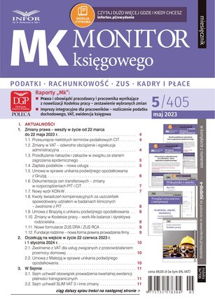 Monitor Księgowego 5/2023