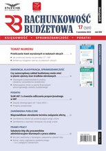 Rachunkowość Budżetowa 17/2023