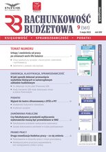 Rachunkowość Budżetowa 9/2023