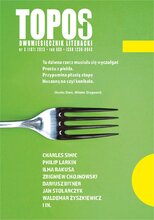 Topos. Dwumiesięcznik Literacki 3/2023